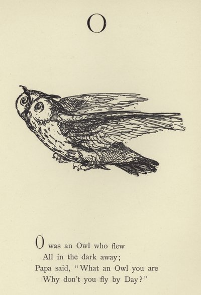 La letra O de Edward Lear